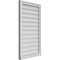 Ekena Millwork Vertical Surface Mount PVC Gable Vent w/ 2"W x 2"H , Brickmould Sill Frame, 22"W x 38"H GVPVE22X3803SN - alternate 4